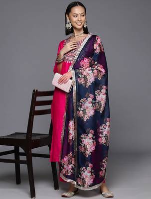 Women Yoke Design Regular Sequinned Kurta with Trousers & With Dupatta 8