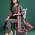 Embroidered Thread Work Pure Cotton Kurta with Trousers & With Dupatta