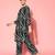 Fusion Abstract Printed Regular Kurta with Trousers