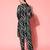 Fusion Abstract Printed Regular Kurta with Trousers