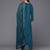 Ethnic Motifs Embroidered Regular Sequinned Kurta with Trousers & Dupatta