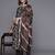 Floral Embroidered Regular Sequinned Chanderi Silk Kurta with Trousers & Dupatta