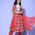 Women Ethnic Motifs Printed Empire Gotta Patti Kurta with Trousers & With Dupatta