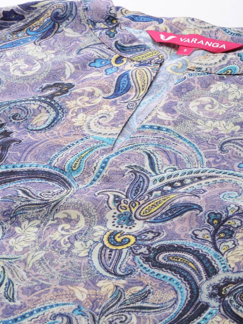 Women Paisley Printed Regular Kurta With Trousers