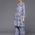 Women Abstract Printed Angrakha Style Kurta With Palazzos