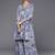 Women Abstract Printed Angrakha Style Kurta With Palazzos