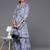 Women Abstract Printed Angrakha Style Kurta With Palazzos