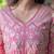 Floral Printed Empire Mirror Work Pure Cotton Kurta With Sharara & Dupatta