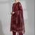 Women Ethnic Motifs Printed Regular Thread Work Kurta with Trousers & With Dupatta