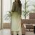 Women Ombre Dyed Regular Thread Work Kurta with Trousers