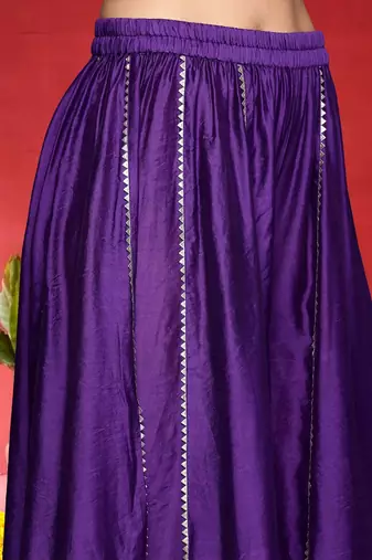 Women Floral Embroidered Kurta with Palazzos & Dupatta