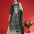 Women Printed Regular Sequinned Straight Kurta with Sharara & Dupatta