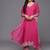 Women Floral Embroidered Thread Work Kurta with Embroidered Trousers & Dupatta