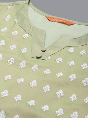 Floral Embroidered Kurta with Palazzos 2