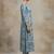 Women Ethnic Motifs Printed Regular Thread Work Pure Cotton Kurta with Trousers & With Dupatta