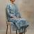 Women Ethnic Motifs Printed Regular Thread Work Pure Cotton Kurta with Trousers & With Dupatta