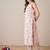 Floral Printed Sleeveless Pure Cotton Straight Kurta with Trouser