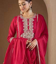 Women Paisley Embroidered Regular Kurta with Trousers & Dupatta