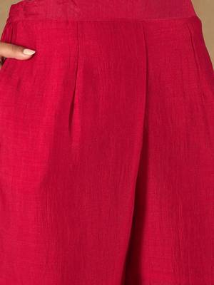 Women Paisley Embroidered Regular Kurta with Trousers & Dupatta 4