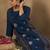 Women Floral Embroidered Regular Thread Work Kurta with Trousers