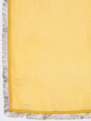 Women Ethnic Motifs Embroidered Chanderi Silk Kurta with Trousers & With Dupatta 4