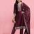 Floral Embroidered Regular Thread Work Kurta With Trousers & Dupatta