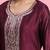 Floral Embroidered Regular Thread Work Kurta With Trousers & Dupatta