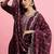 Floral Embroidered Regular Thread Work Kurta With Trousers & Dupatta