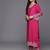 V-Neck Flared Sleeves Thread Work Straight Kurta With Trousers & Dupatta