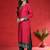 Women Ethnic Motifs Embroidered Regular Kurta with Trousers & Dupatta