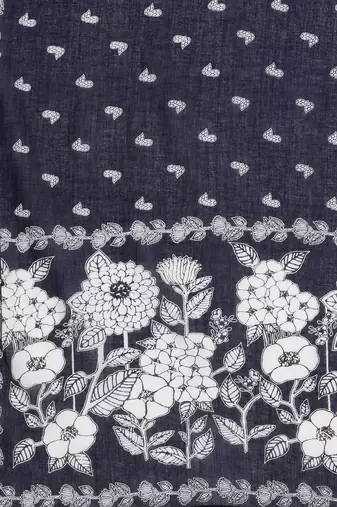 Floral Printed Kurta with Trousers & Dupatta