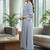 Women Regular Thread Work Silk Crepe Kurta with Trousers