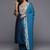 Woven Design Notch Neck Thread Work Straight Kurta With Trousers & Dupatta