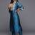 Woven Design Notch Neck Thread Work Straight Kurta With Trousers & Dupatta