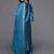 Woven Design Notch Neck Thread Work Straight Kurta With Trousers & Dupatta