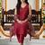 Women Ethnic Motifs Regular Kurta with Trousers & With Dupatta