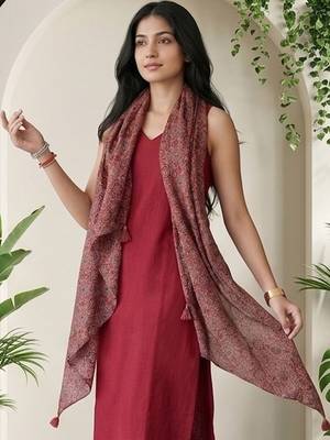 Women Ethnic Motifs Regular Kurta with Trousers & With Dupatta 3