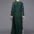 Women Green Ethnic Motifs Embroidered Kurta with Trousers
