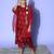 Women Maroon Floral Embroidered Sequinned Liva Kurta with Trousers & With Dupatta