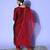 Women Maroon Floral Embroidered Sequinned Liva Kurta with Trousers & With Dupatta