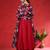 Floral Printed V-Neck Kurta With Trousers & Dupatta