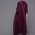 Women Purple Floral Yoke Design Sequinned Kurta with Trousers & With Dupatta
