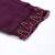 Women Purple Floral Yoke Design Sequinned Kurta with Trousers & With Dupatta