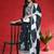 Ethnic Motifs Embroidered Angrakha V-Neck A-Line Kurta With Trousers & Dupatta