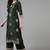 Women Green & Golden Ethnic Motifs Embroidered Kurta with Palazzos & With Dupatta