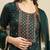 Floral Embroidered Round Neck Straight Kurta With Trousers And Dupatta