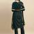 Floral Embroidered Round Neck Straight Kurta With Trousers And Dupatta