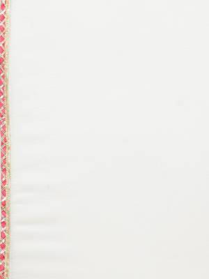 Women Pink & White Floral Embroidered Kurta with Trousers & Dupatta 5