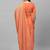 Women Orange Panelled Liva Kurta with Palazzos & With Dupatta