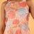 Beige Floral Printed Halter Neck Anarkali Kurta With Trousers & Dupatta